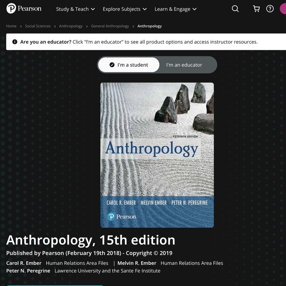 Anthropology Textbook